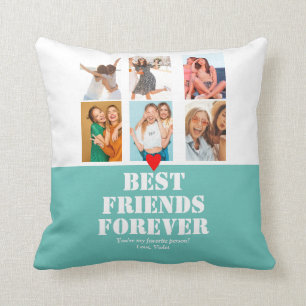 Custom Foto Collage Geschenk BESTE FREUNDIN Bestie Kissen