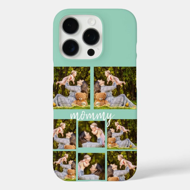 Custom Foto Collage iPhone Case - Personalisiert (Rückseite)
