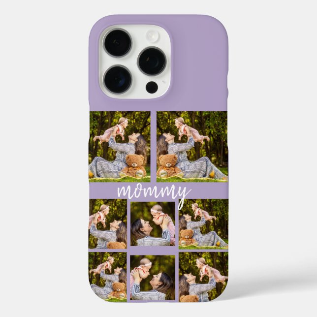 Custom Foto Collage iPhone Case - Personalisiert (Rückseite)