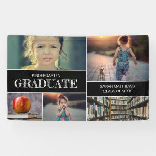 Custom Foto Collage Kindergarten Abschluss Banner