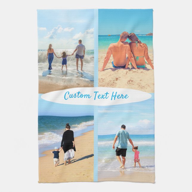 Custom Foto Collage Küchentücher Handtuch Ihre Fot (Vertikal)