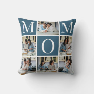 Custom Foto Collage MAMA Gift Throw Kissen