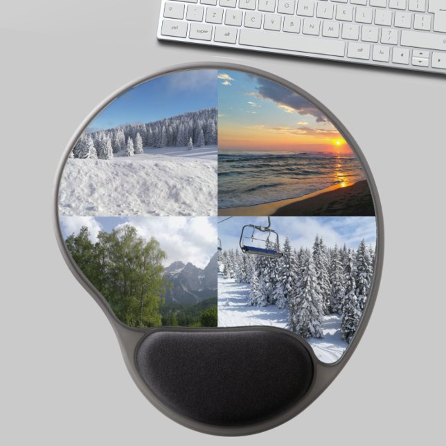 Custom Foto Collage Personalisiert Gel Mousepad (Von Creator hochgeladen)
