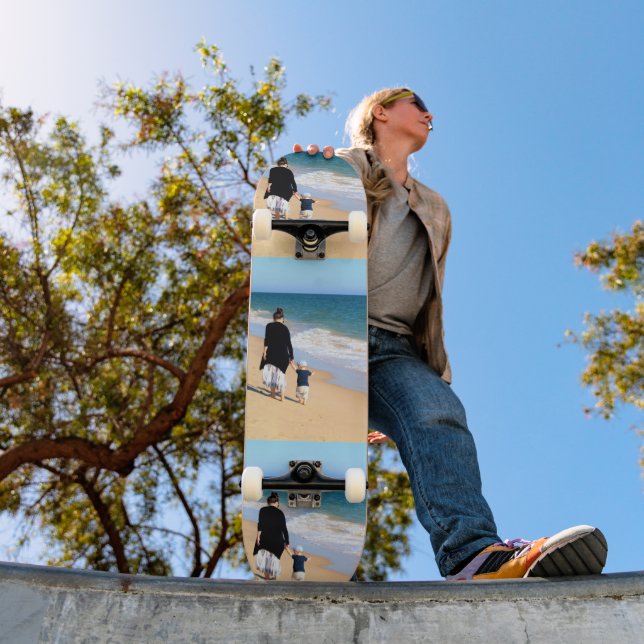 Custom Foto Collage Skateboard Ihre Fotos Geschenk (Außenbereich 1)
