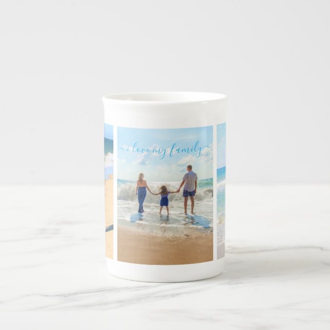 Custom Foto Collage Tasse Geschenk - Ich Liebe mei (Vorderseite)