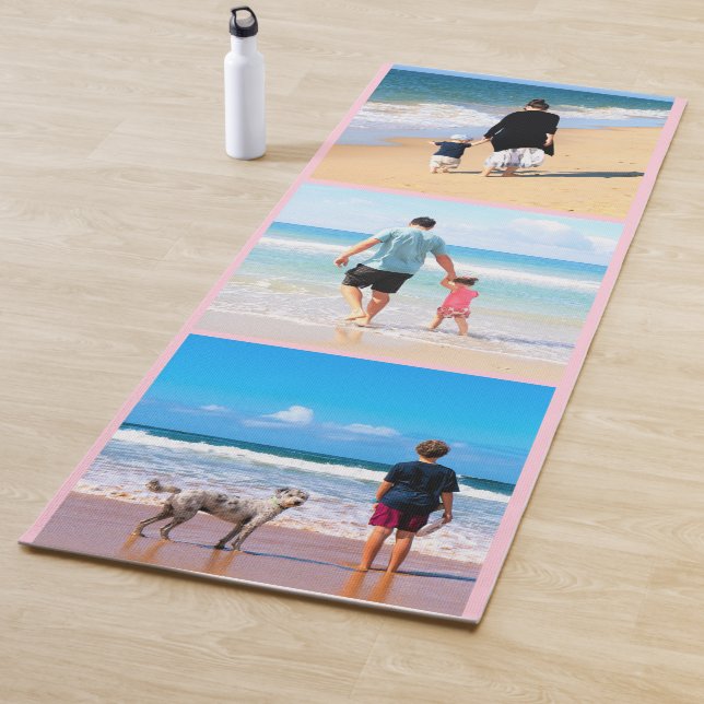 Custom Foto Collage Yoga Mat mit Ihren Fotos Yogamatte (Beispiel)