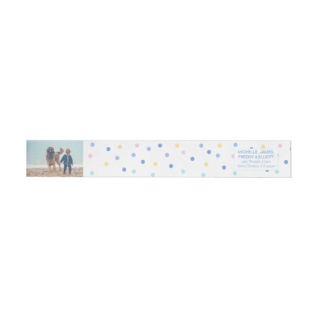 Custom Foto Colorful Confetti (Person)
