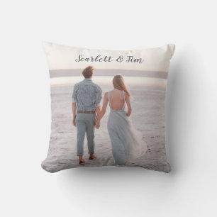Custom Foto Couple Goals Throw Kissen