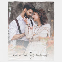 Custom Foto Denken Sie an diesen Moment Hochzeit