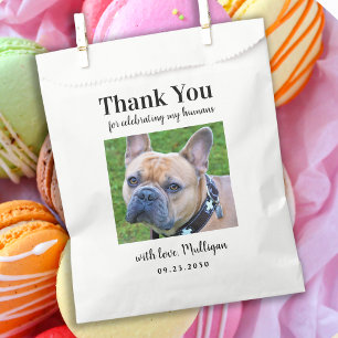 Custom Foto Dog Lover Danke Pet Doggie Bag Geschenktütchen