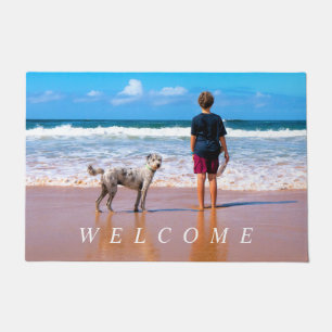 Custom Foto Doormat Willkommen bei Ihren Fotos Fußmatte