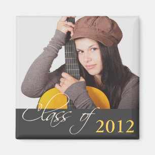 Custom Foto dunkelgraue Klasse der Schule Abschlus Magnet