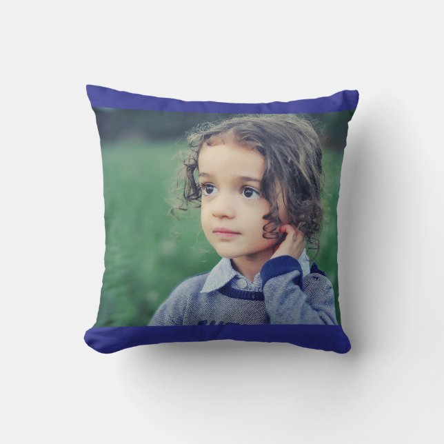 CUSTOM FOTO einfach Design Throw Kissen (Vorderseite)