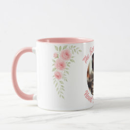 Custom Foto Floral Tasse - Die beste Mama aller Ze
