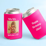 Custom Foto Funny Cool 50. Geburtstag Dosenkühler<br><div class="desc">Passen Sie Ihren Text und Ihr Foto an und wünschen Ihnen viel Glück zum Geburtstag mit diesen lustigen,  einzigartigen Gastgeschenken! Ideal für eine 50. Geburtstagsfeier,  aber Nachrichten auf der Vorder- und Rückseite sind vollständig anpassbar. Ideal für jede Geburtstagsfeier im Freien,  Bachelorette-Ausflüge oder jede andere Feier,  um Erinnerungen zu schaffen!</div>
