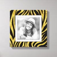Custom Foto Gold Zebra