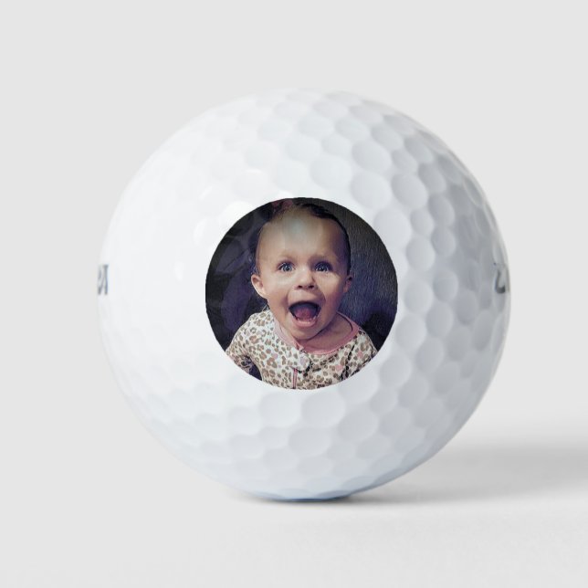 Custom Foto Golf Balls Golfball (Vorderseite)