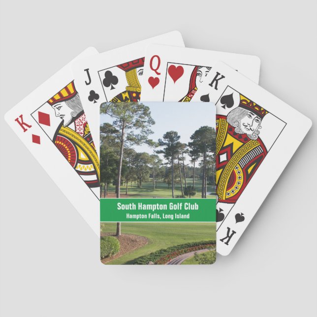 Custom Foto Golf Club Spielkarten (Rückseite)