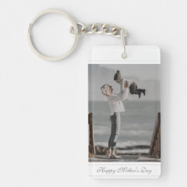 Custom Foto Happy Mother's Day Skript Baby Schlüsselanhänger