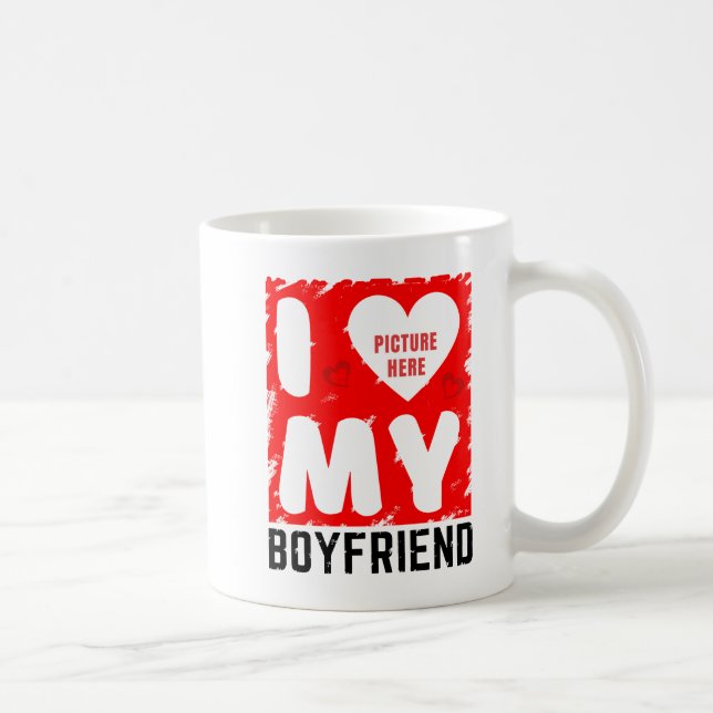 CUSTOM FOTO I LIEBE MEINE FREUNDIN BEZIEHUNGSGESCH KAFFEETASSE (Rechts)