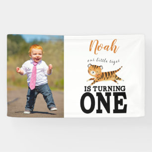 Custom Foto Jungle Safari Wild One erster Geburtst Banner