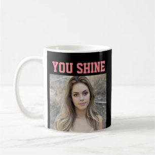 CUSTOM FOTO KAFFEE TASSE FÜR MÄDCHEN "SIE SCHIEN"