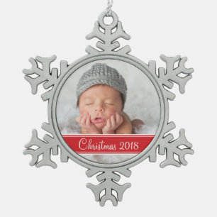 Custom Foto Keepake Holiday Ornament