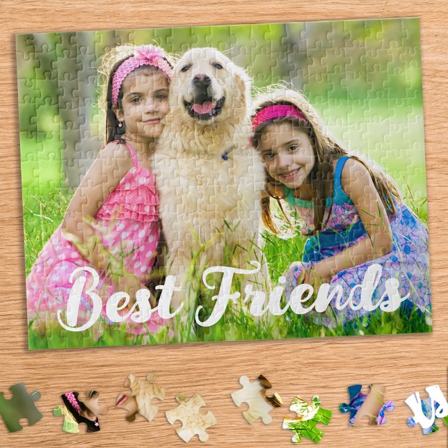 Custom Foto Kids Dog Pet Best Friends (Von Creator hochgeladen)
