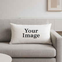 Custom Foto Lumbar Pillow