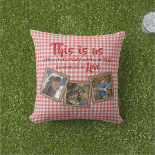 Custom Foto lustig Dies ist unser Familienangebot Kissen