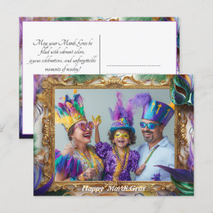 Custom Foto Mardi Gras Magic Postcard Postkarte