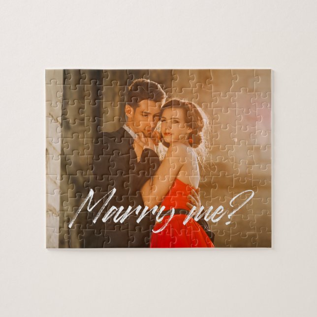 Custom Foto Marry Me Vorschlag (Horizontal)