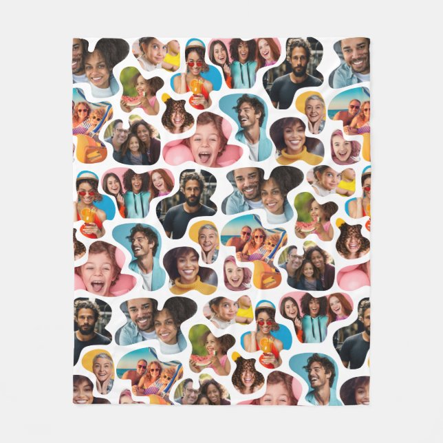 Custom Foto Modern Camouflage Fleecedecke (Vorderseite)