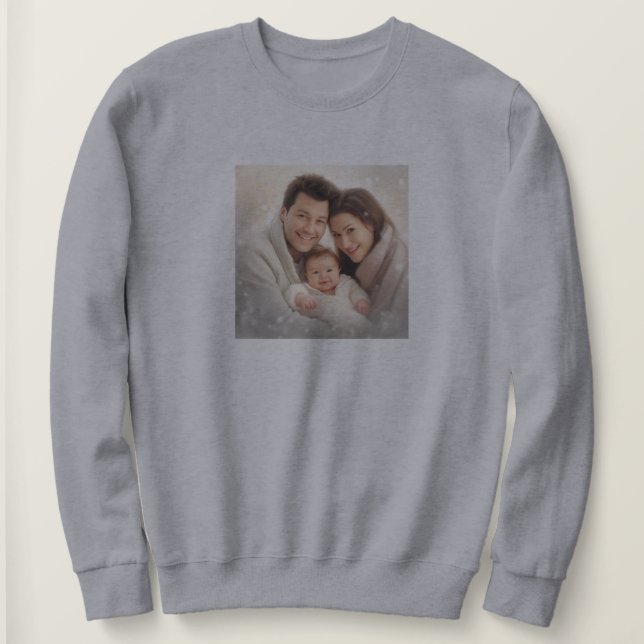 Custom Foto Modern Mama Mother's Day Sweatshirt (Design vorne)