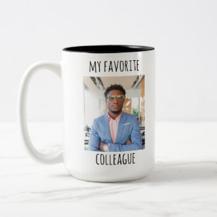Custom Foto My Favorite Colleague Zweifarbige Tasse