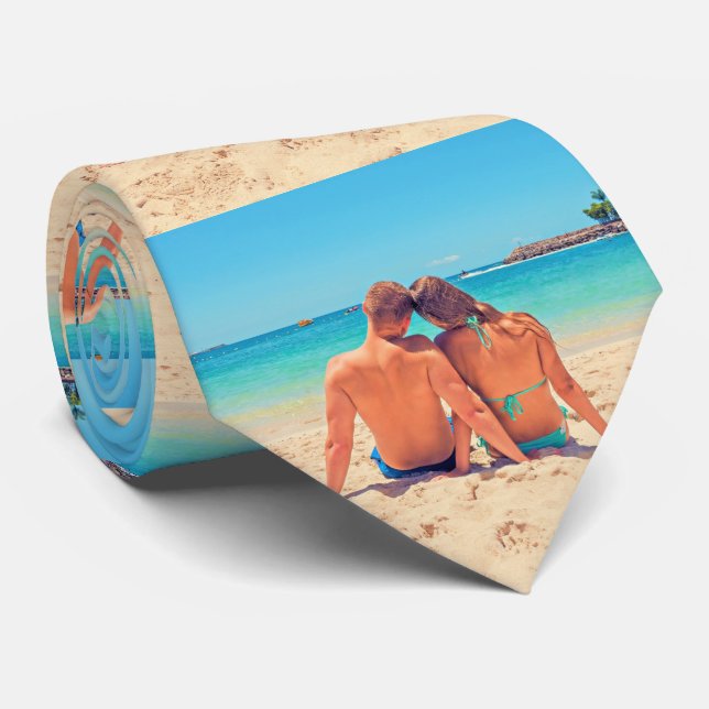 Custom Foto Neck Tie Ihre Fotos Geschenk Krawatte (Gerollt)