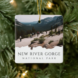 Custom Foto New River Gorge Nationalpark Keramikornament