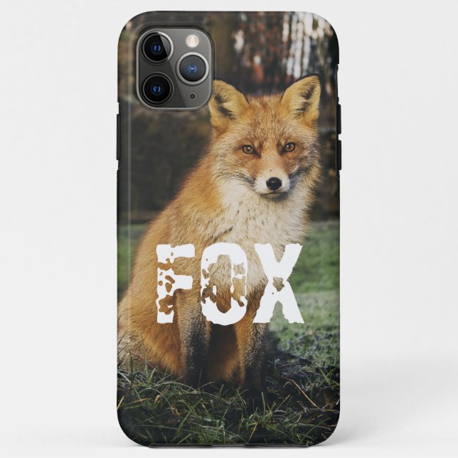 Custom Foto niedlich Fox Tier bezaubernd Natur Chi Case-Mate iPhone Hülle (Rückseite)