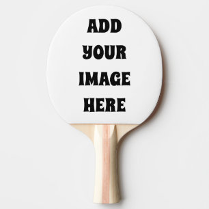 CUSTOM FOTO ODER TEXT Pong Paddle Paddel Tischtennis Schläger
