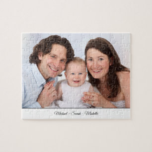 Custom Foto Personalisiert Name Jigsaw Puzzle