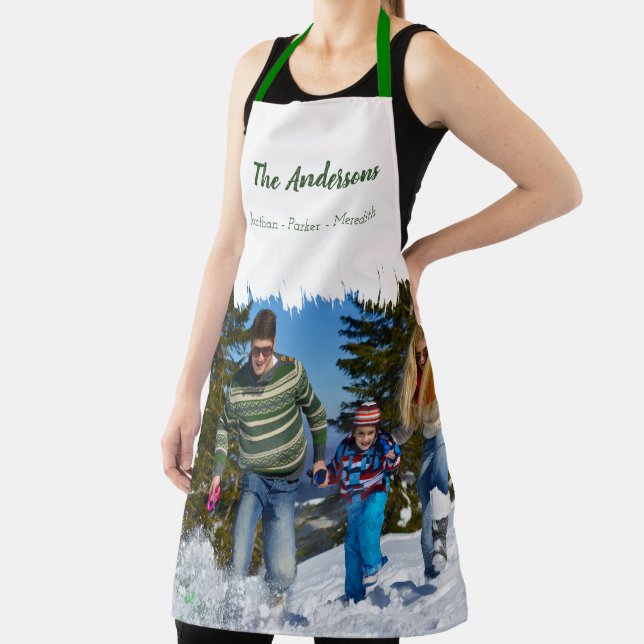 Custom Foto Personalisiert Weihnachtsfeiertag Schürze (InSitu)
