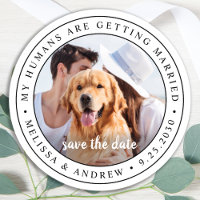 Custom Foto Pet Wedding Dog Foto Save the Date