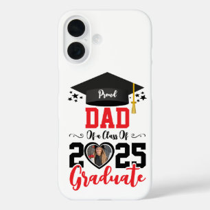 Custom Foto Proud Graduate Family 2025 Geschenke iPhone 16 Hülle