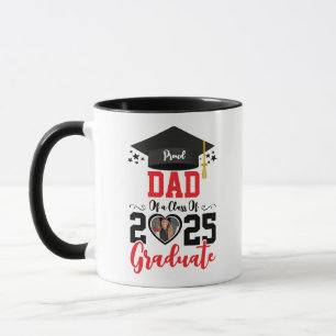 Custom Foto Proud Graduate Family 2025 Geschenke Tasse