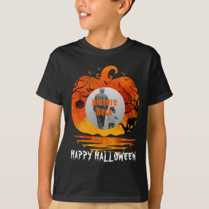 CUSTOM FOTO PUMPKIN HALLOWEEN GIFTS T-Shirt