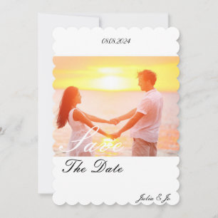 CUSTOM FOTO SAVE THE DATE KARTE