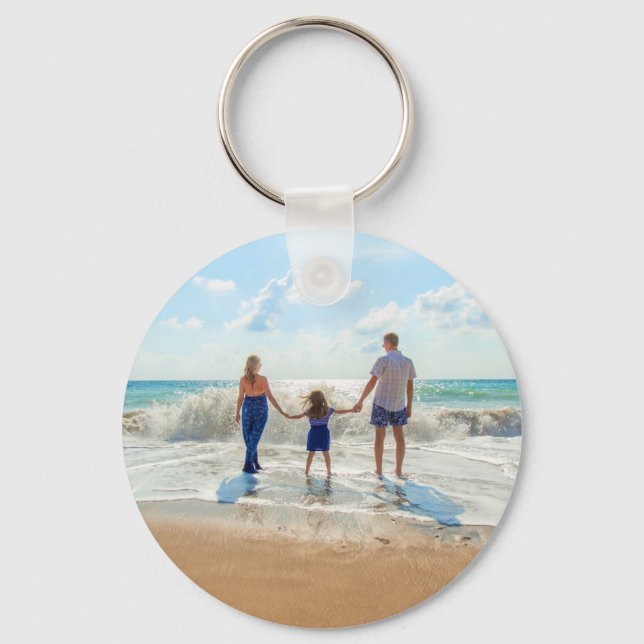 Custom Foto Schlüsselanhänger - Ihr eigenes Design (Vorderseite)