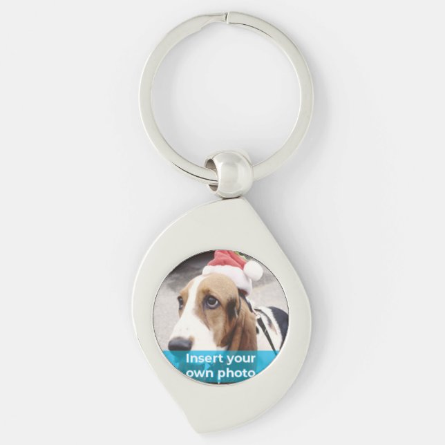 Custom Foto Sentimental Personalisiert Gift Schlüsselanhänger (Vorderseite)