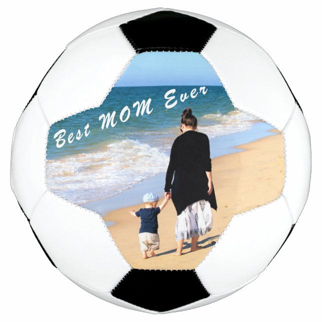 Custom Foto Soccer Ball Ihre Fotos Mama (Vorderseite)