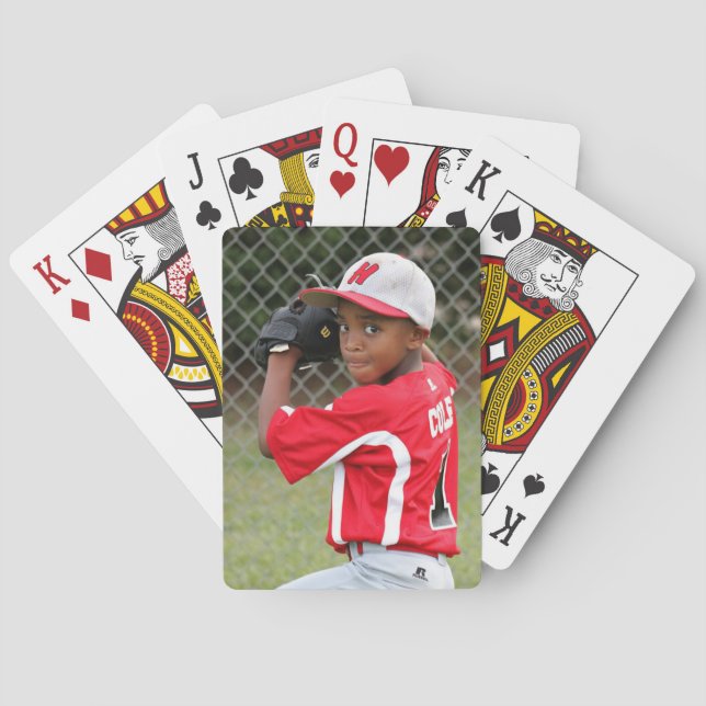 Custom Foto Sportkarten - großartiges Geschenk! Spielkarten (Rückseite)